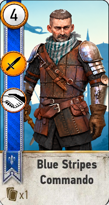 Blue Stripes Commando