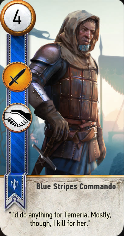 Blue Stripes Commando
